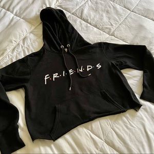 Friends cropped hoodie